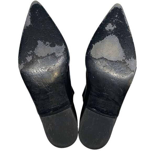 Louis Vuitton Monogram Patent Leather Boots EU 38.5 US 8.5 Black Ankle Booties - Picture 9 of 12